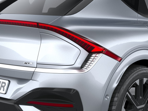 Kia EV6 2025 3D-Modell