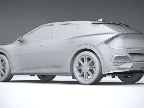 Kia EV6 2025 3D Model