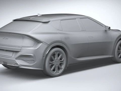 Kia EV6 2025 3D Model