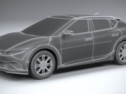 Kia EV6 2025 3D Model