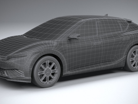 Kia EV6 2025 3D-Modell