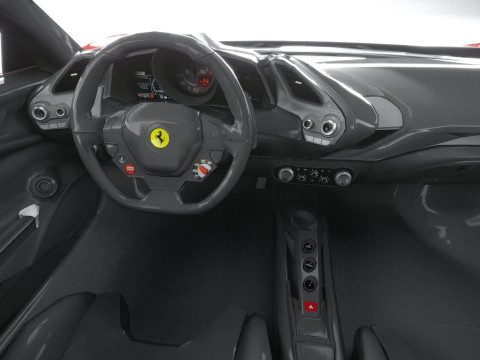 Ferrari SF90 Stradale 2021 LowPoly 3D मॉडल