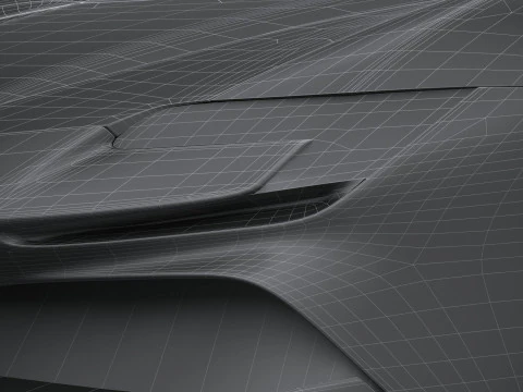 Ferrari SF90 Stradale 2021 LowPoly 3D Model