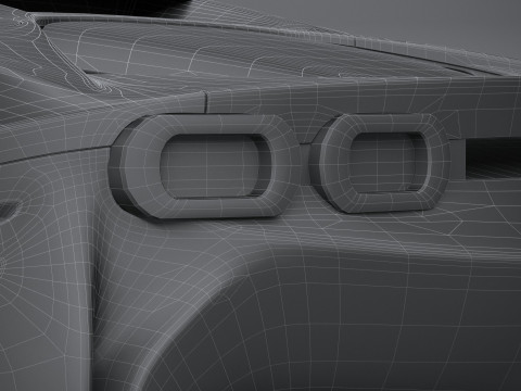 Ferrari SF90 Stradale 2021 LowPoly 3D मॉडल
