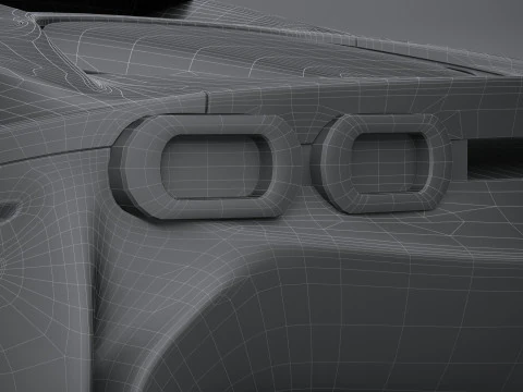 Ferrari SF90 Stradale 2021 LowPoly 3D Model