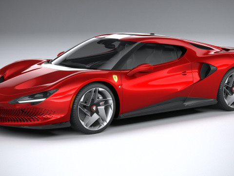 Ferrari SP48 Unica 2023 3D Model