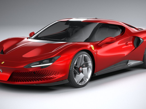 Ferrari SP48 Unica 2023 3D Model