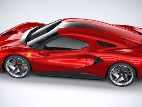 Ferrari SP48 Unica 2023 3D Model