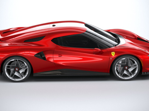 Ferrari SP48 Unica 2023 3D Model