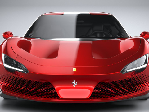 Ferrari SP48 Unica 2023 3D Model