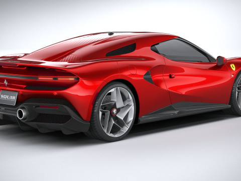 Ferrari SP48 Unica 2023 3D Model