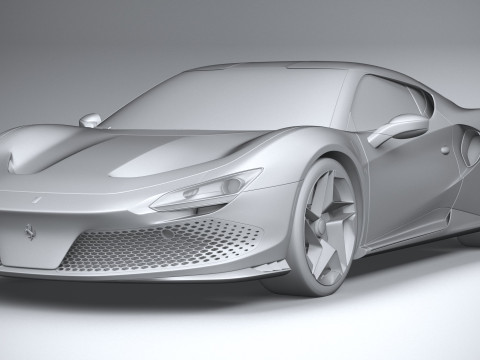 Ferrari SP48 Unica 2023 3D Model