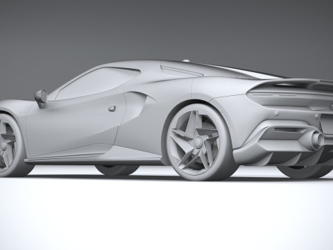 Ferrari SP48 Unica 2023 3D Model