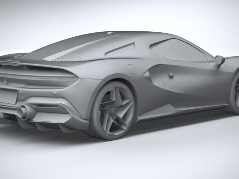 Ferrari SP48 Unica 2023 3D Model