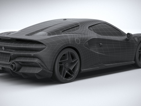 Ferrari SP48 Unica 2023 3D Model
