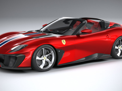 Ferrari SP51 2022 3D Model