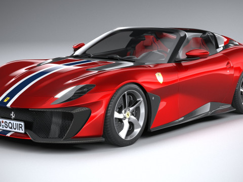 Ferrari SP51 2022 3D Model
