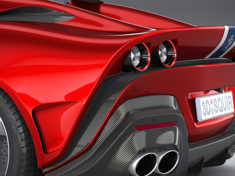 Ferrari SP51 2022 3D Model