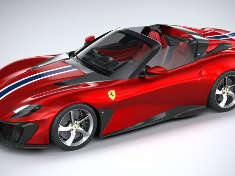 Ferrari SP51 2022 3D Model
