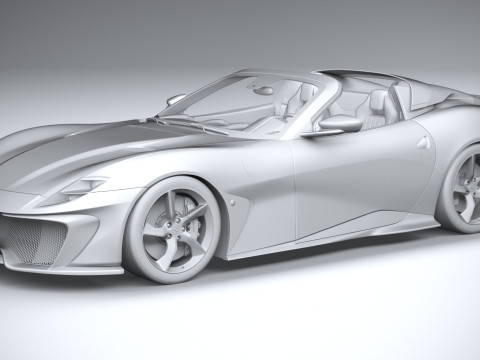 Ferrari SP51 2022 3D Model