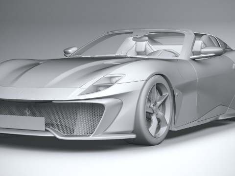 Ferrari SP51 2022 3D Model