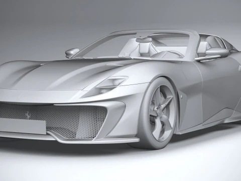 Ferrari SP51 2022 3D Model
