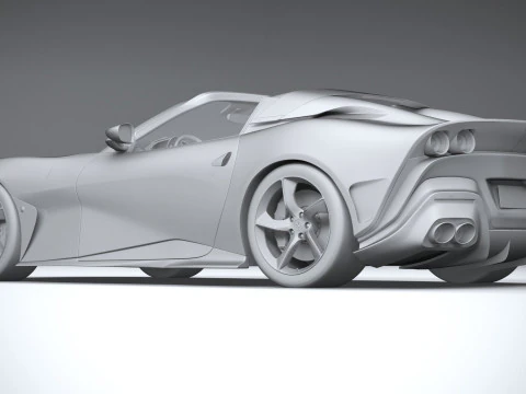 Ferrari SP51 2022 3D Model