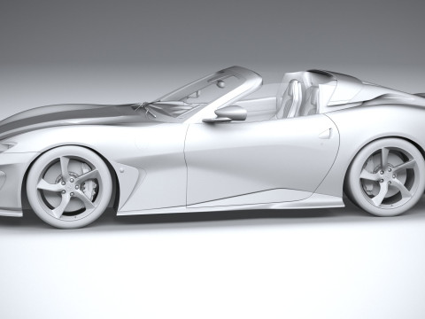 Ferrari SP51 2022 3D Model