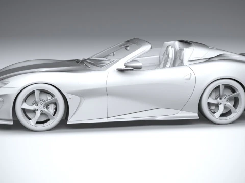 Ferrari SP51 2022 3D Model