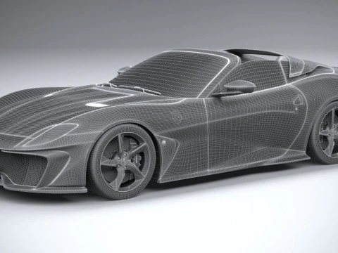Ferrari SP51 2022 3D Model