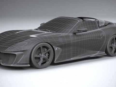 Ferrari SP51 2022 3D Model