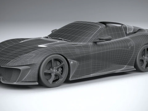 Ferrari SP51 2022 3D Model