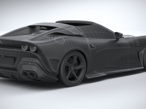 Ferrari SP51 2022 3D Model