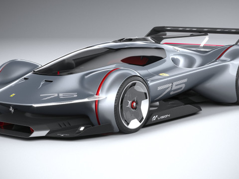 Ferrari Vision Gran Turismo Concept 2022 3D-Modell