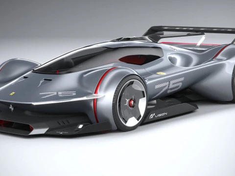 Ferrari Vision Gran Turismo Concept 2022 3D Model