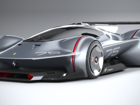 Ferrari Vision Gran Turismo Concept 2022 3D-Modell