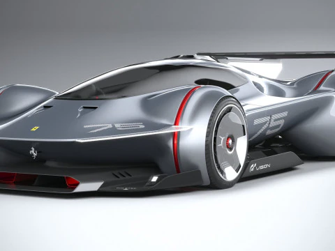 Ferrari Vision Gran Turismo Concept 2022 3D Model