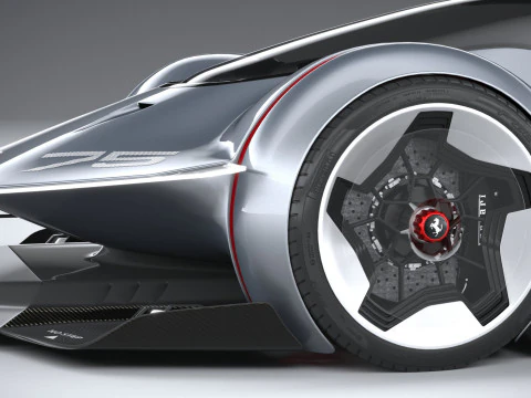 Ferrari Vision Gran Turismo Concept 2022 3D Model
