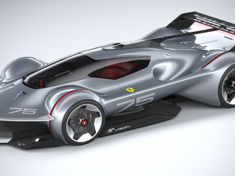 Ferrari Vision Gran Turismo Concept 2022 3D-Modell