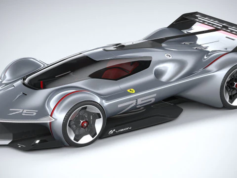 Ferrari Vision Gran Turismo Concept 2022 3D Model