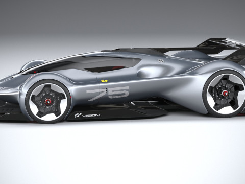 Ferrari Vision Gran Turismo Concept 2022 3D-Modell
