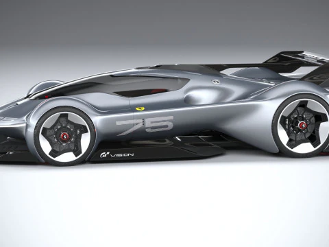 Ferrari Vision Gran Turismo Concept 2022 3D Model