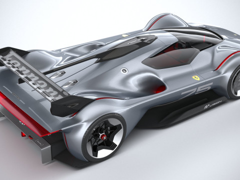 Ferrari Vision Gran Turismo Concept 2022 3D-Modell