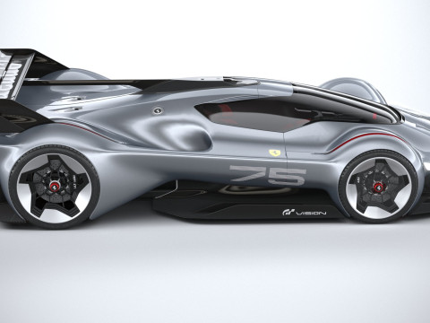 Ferrari Vision Gran Turismo Concept 2022 3D-Modell