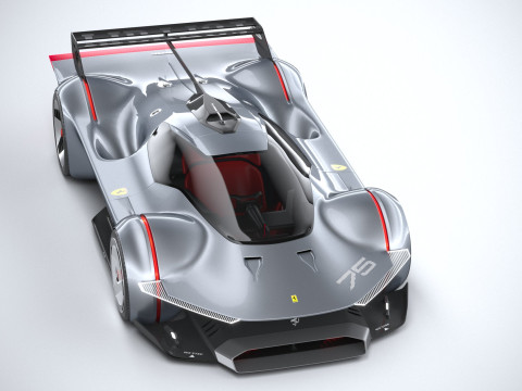 Ferrari Vision Gran Turismo Concept 2022 3D-Modell