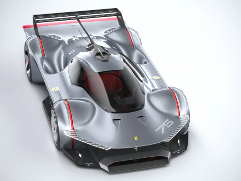 Ferrari Vision Gran Turismo Concept 2022 3D Model