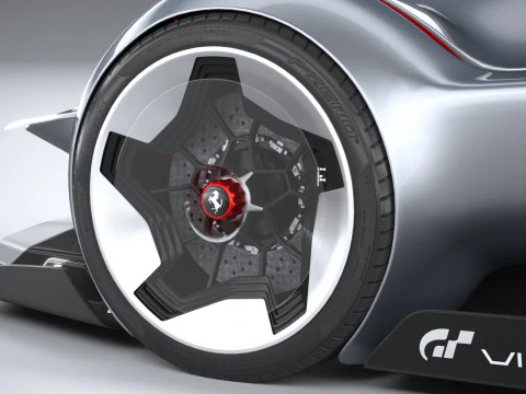 Ferrari Vision Gran Turismo Concept 2022 3D Model