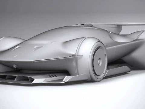 Ferrari Vision Gran Turismo Concept 2022 3D Model