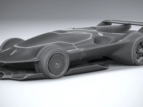 Ferrari Vision Gran Turismo Concept 2022 3D Model
