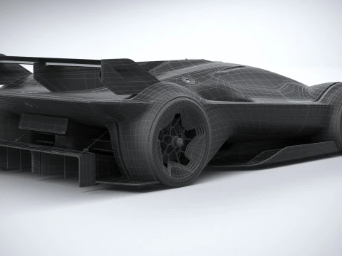 Ferrari Vision Gran Turismo Concept 2022 3D Model